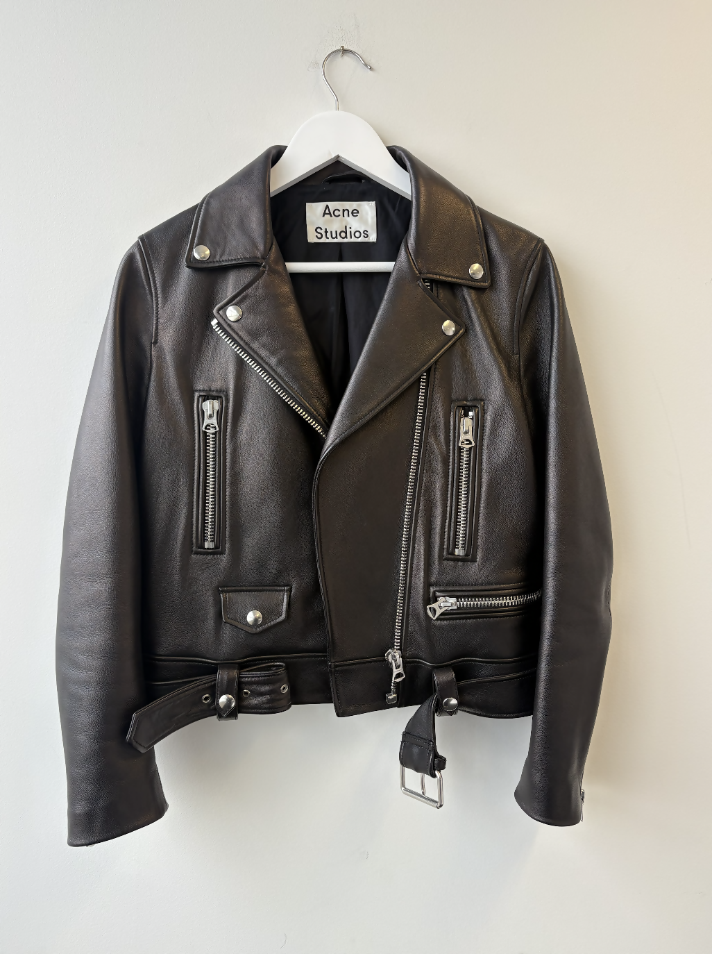 Acne Studios Leather Biker Jacket