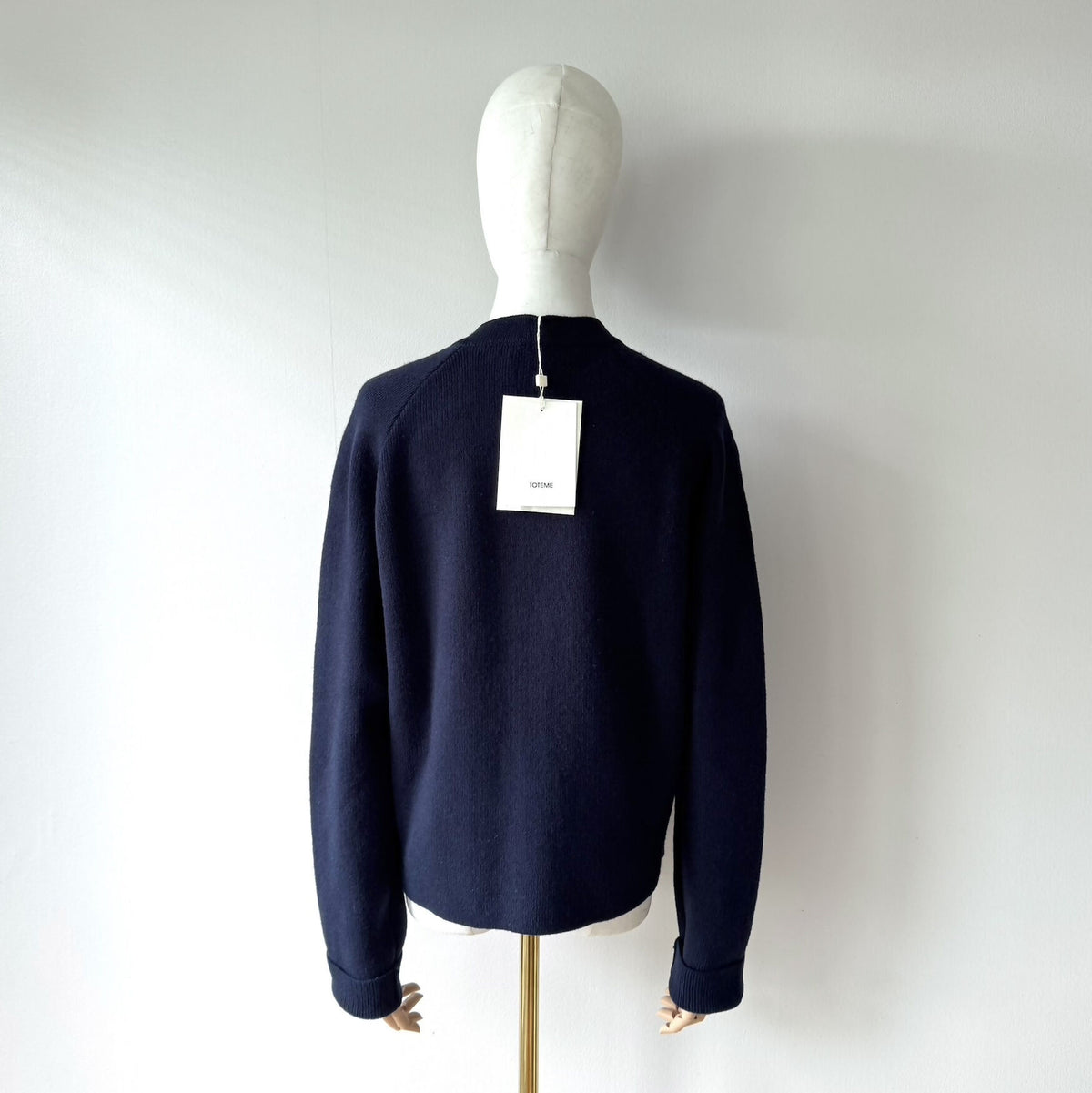 Totême Hammered Button Cardigan, Small - New
