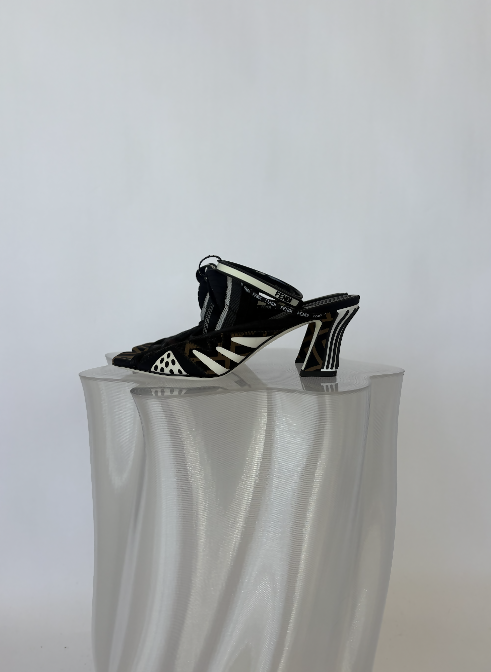 Fendi Zucca Heeled Sandals