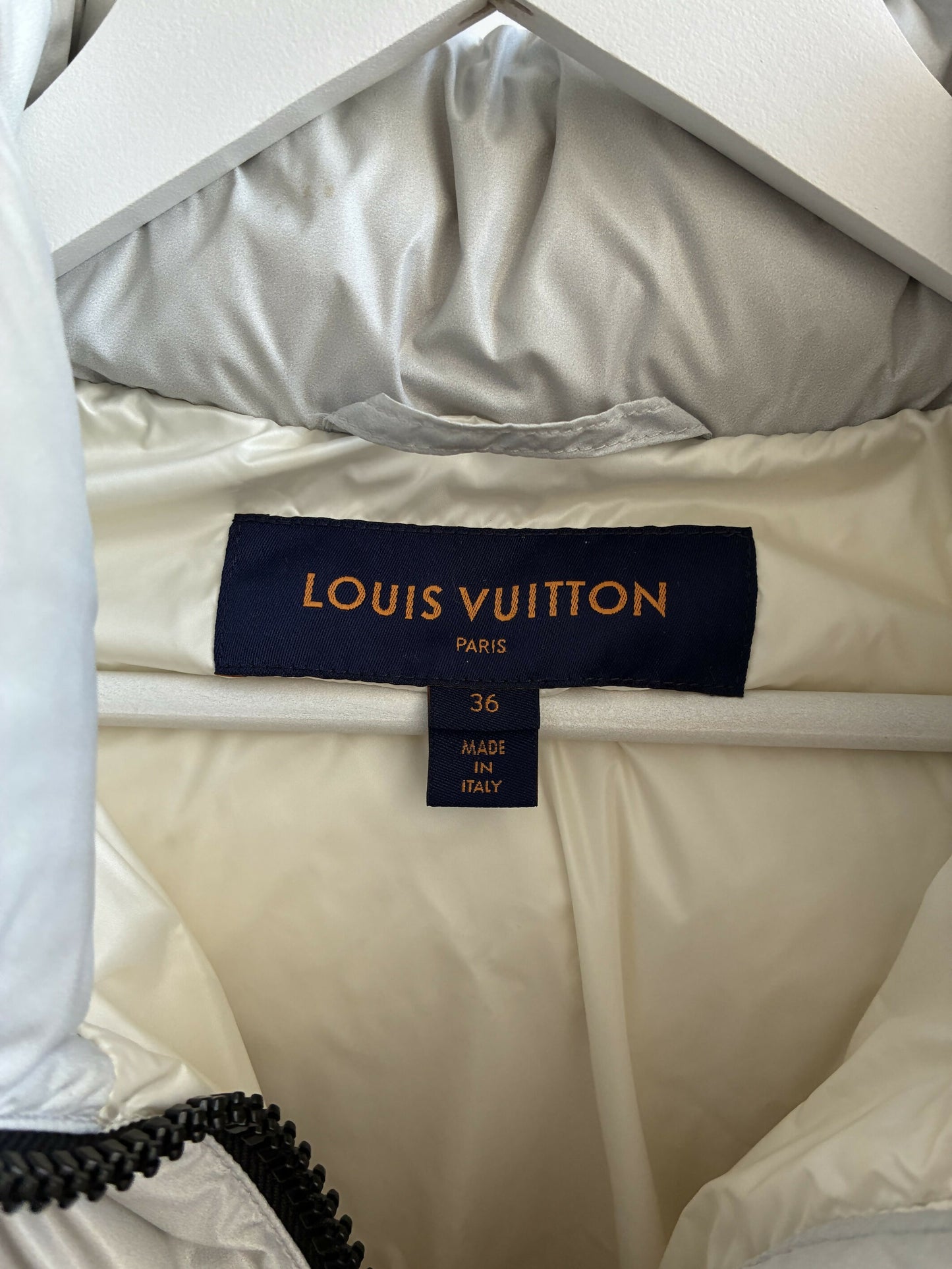 Louis Vuitton Sunset Mountain Print Puffer Jacket