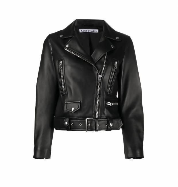 Acne Studios Leather Biker Jacket