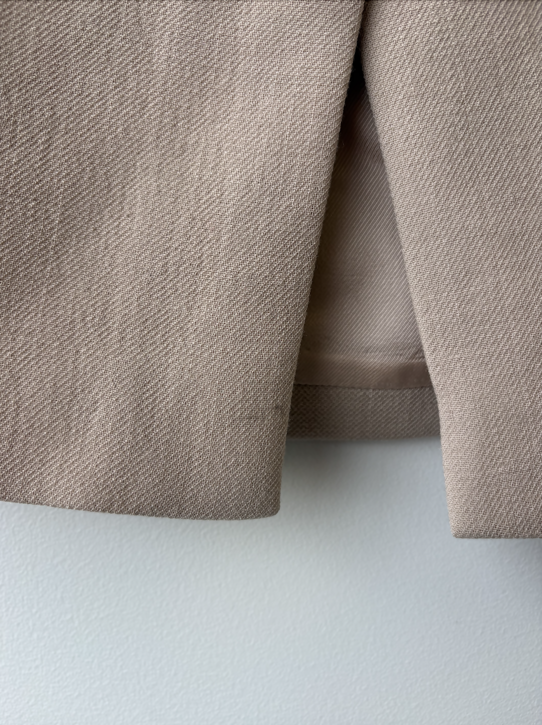 Prada wool blush skirt