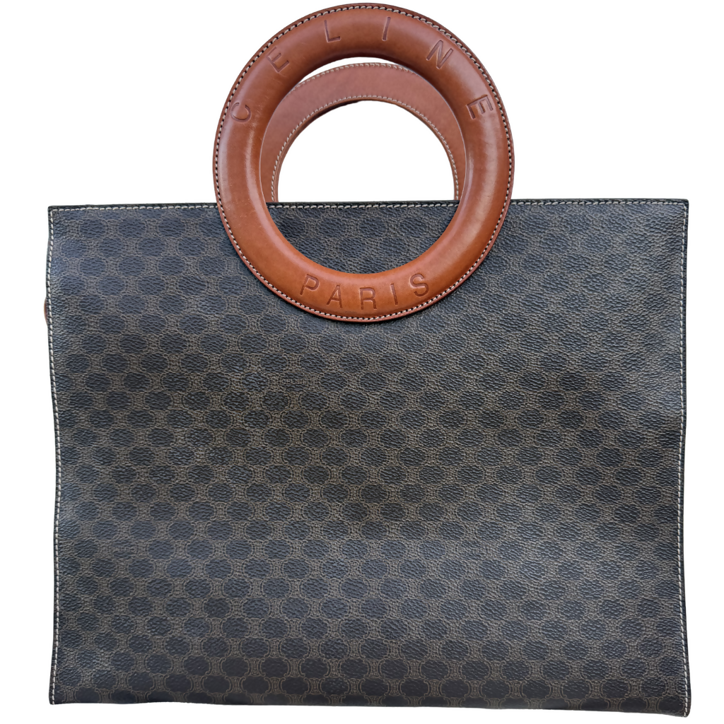 Celine - Circle Logo Macadam Handbag