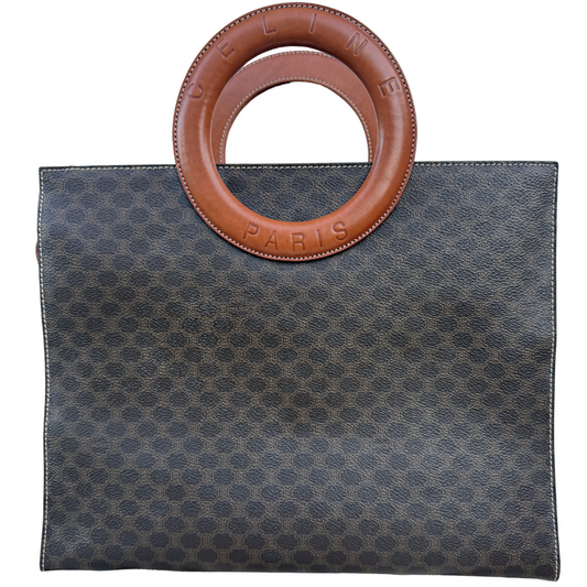 Celine - Circle Logo Macadam Handbag
