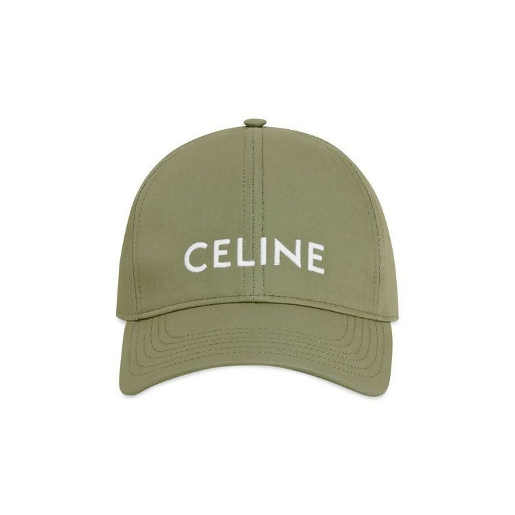Celine Embroidered Baseball Cap – Green