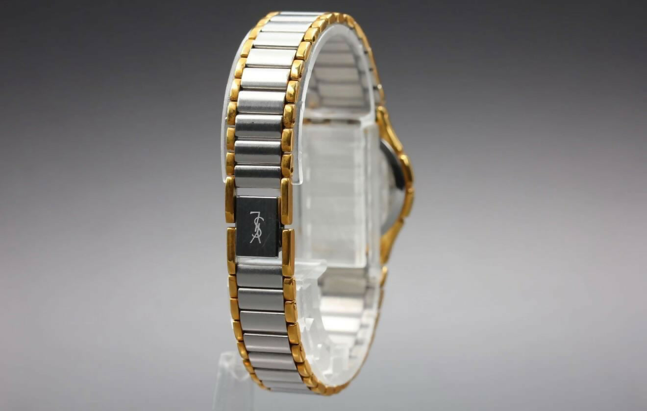Yves Saint Laurent Bi-Tone Horizon Line Watch