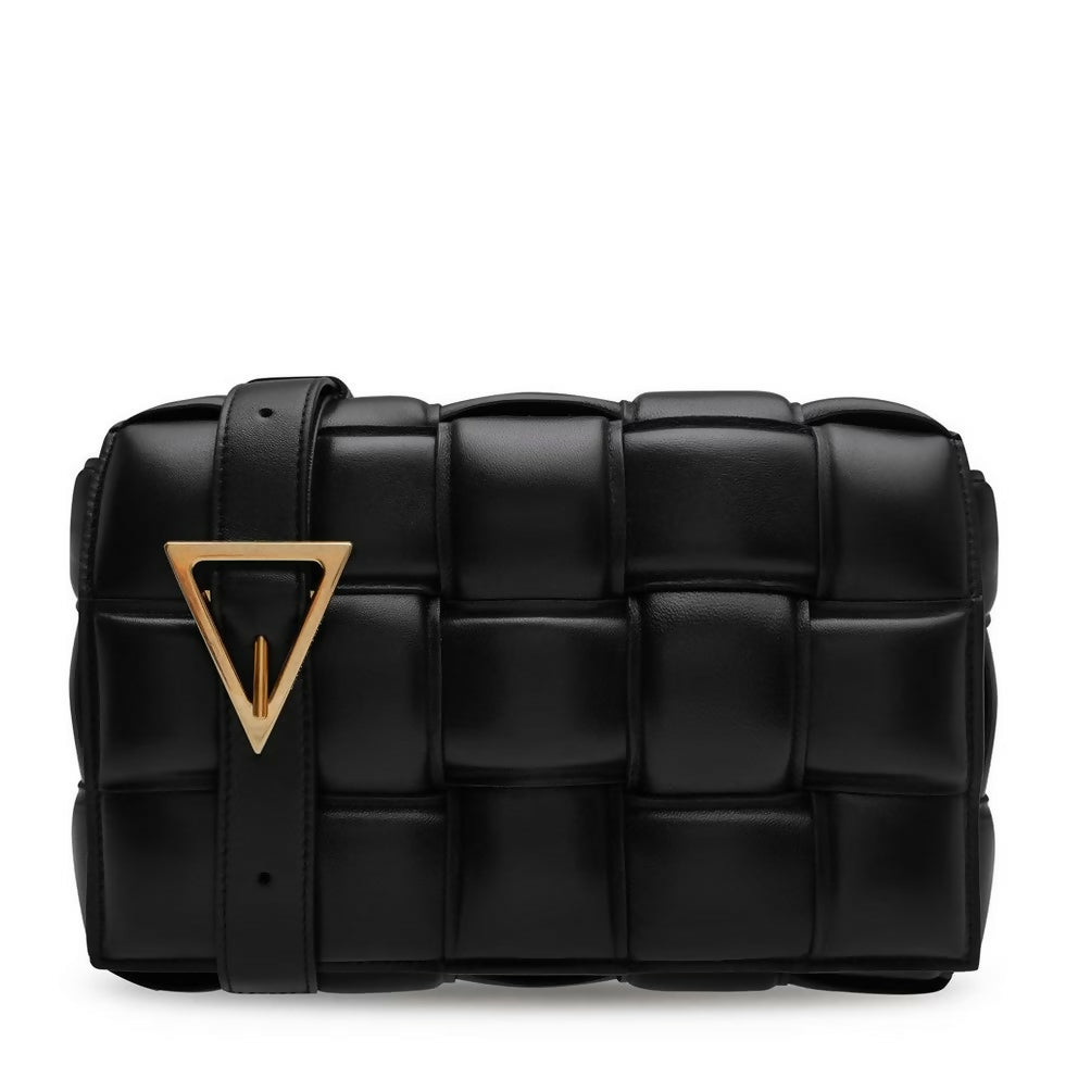 Bottega Veneta Small Padded Cassette Bag Lambskin Black