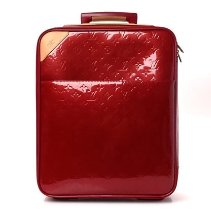 Louis Vuitton Pomme d’Amour Monogram Vernis Pegase 45 Suitcase
