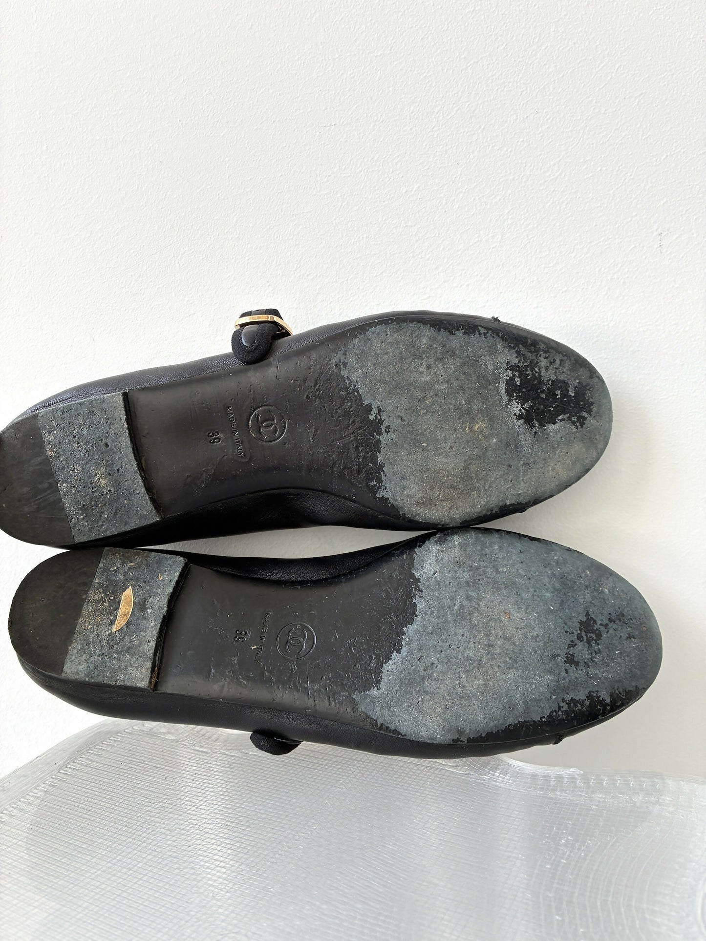 Chanel Mary Jane flats in Lambskin - FULL SET