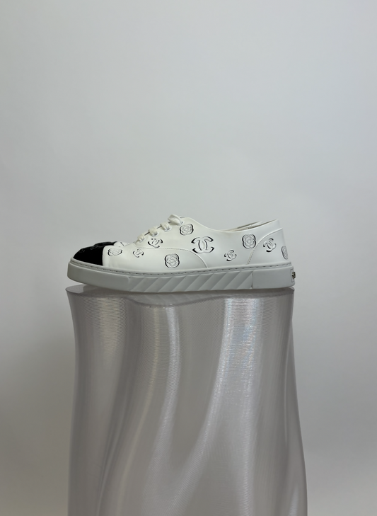 Chanel 2024 CC and Camellia Logo Sneakers