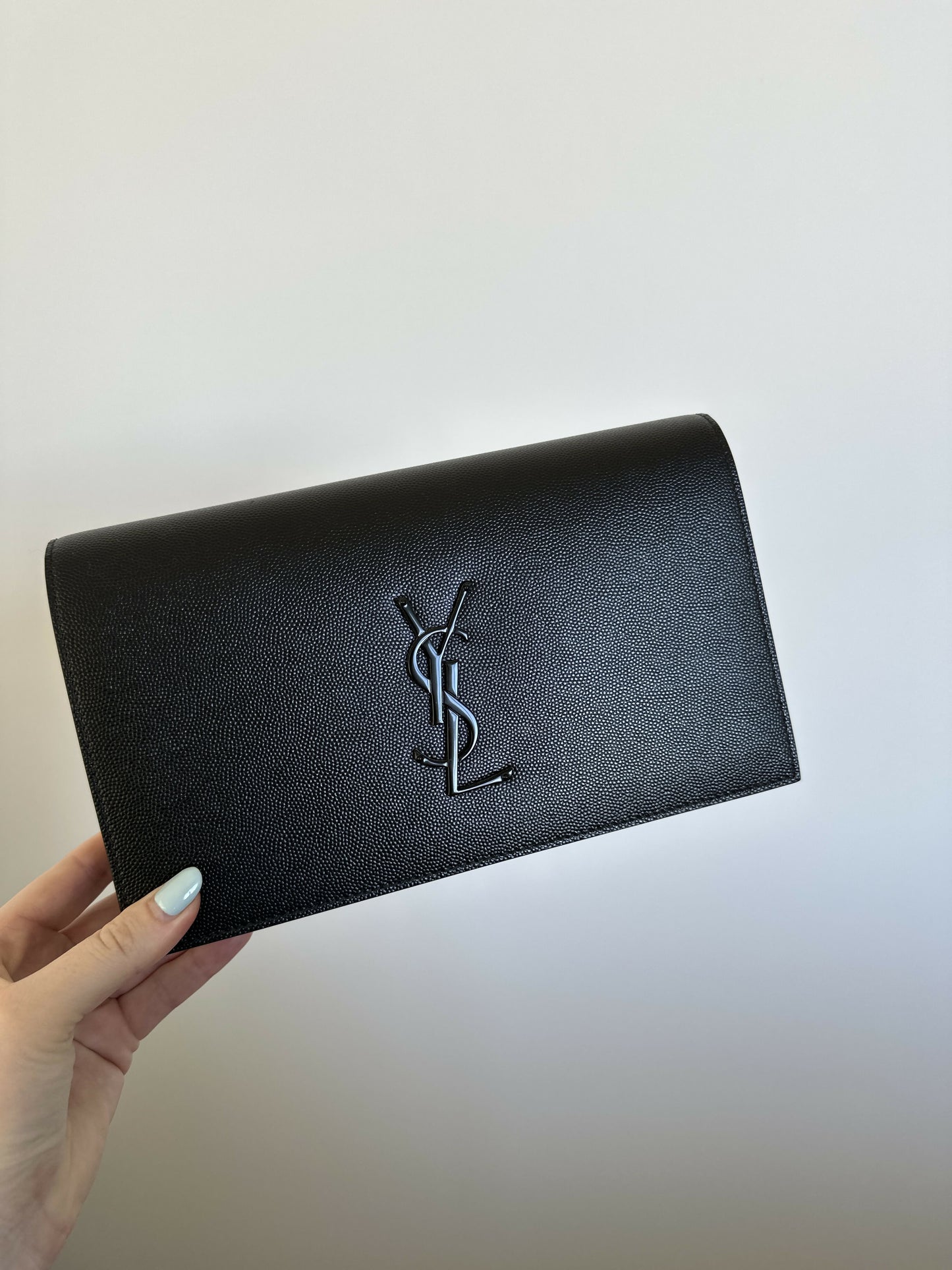 YSL Monochrome Kate clutch bag