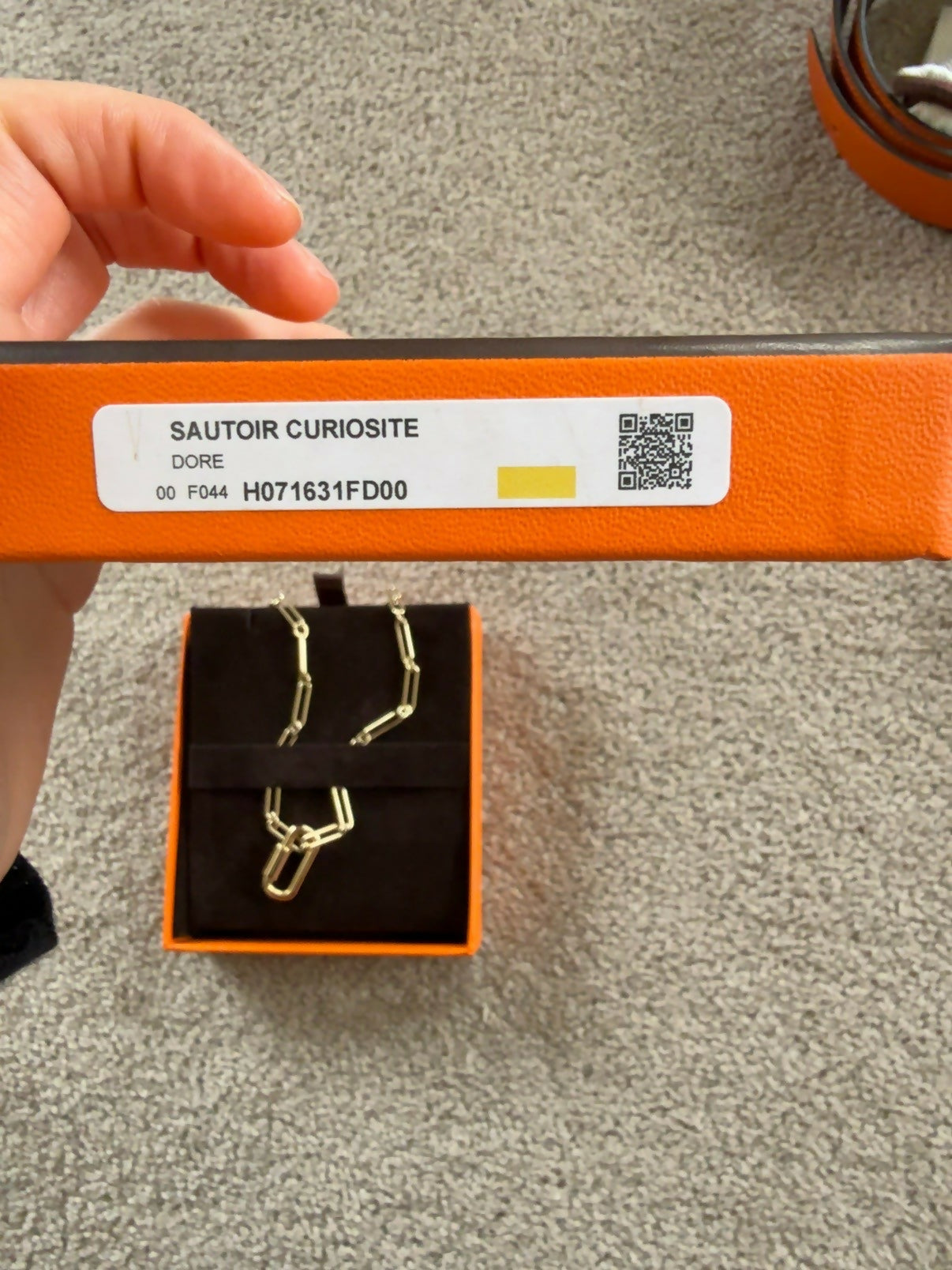 Hermès Curiosité Gold Necklace - Full Set