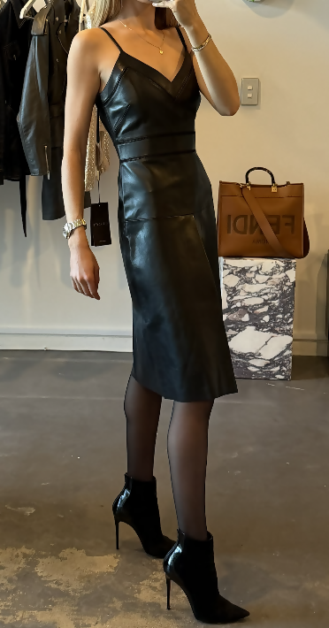 Gucci Black V-Neck Dress