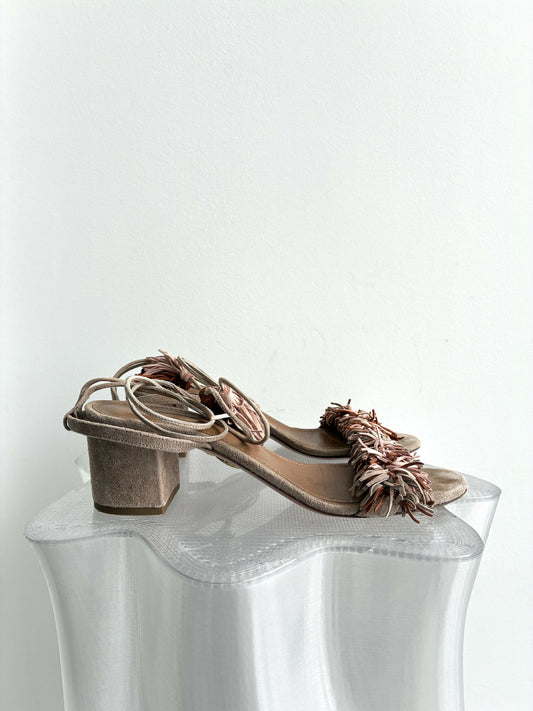 Aquazzura Wild Thing Block Heeled Sandals