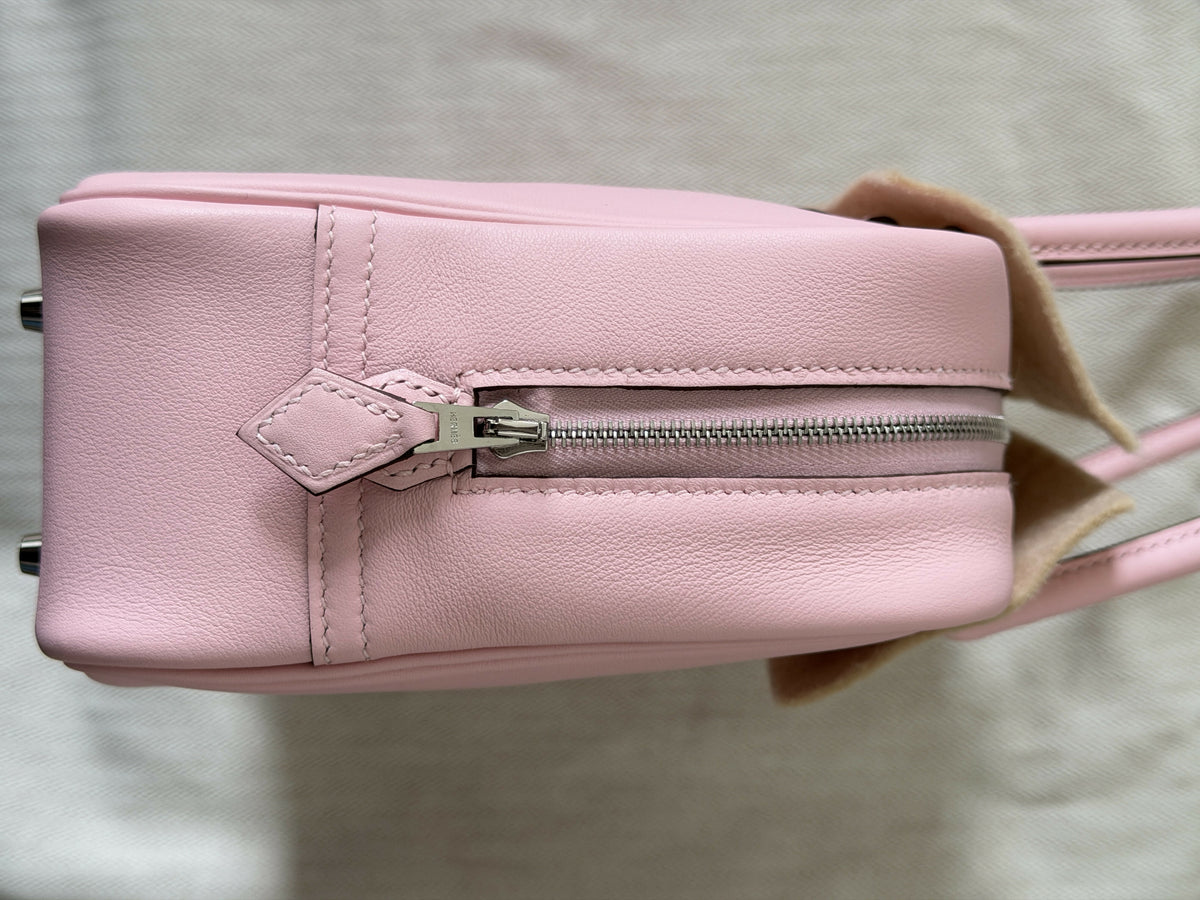 Hermès Plume Mini Bag in Sakura Pink