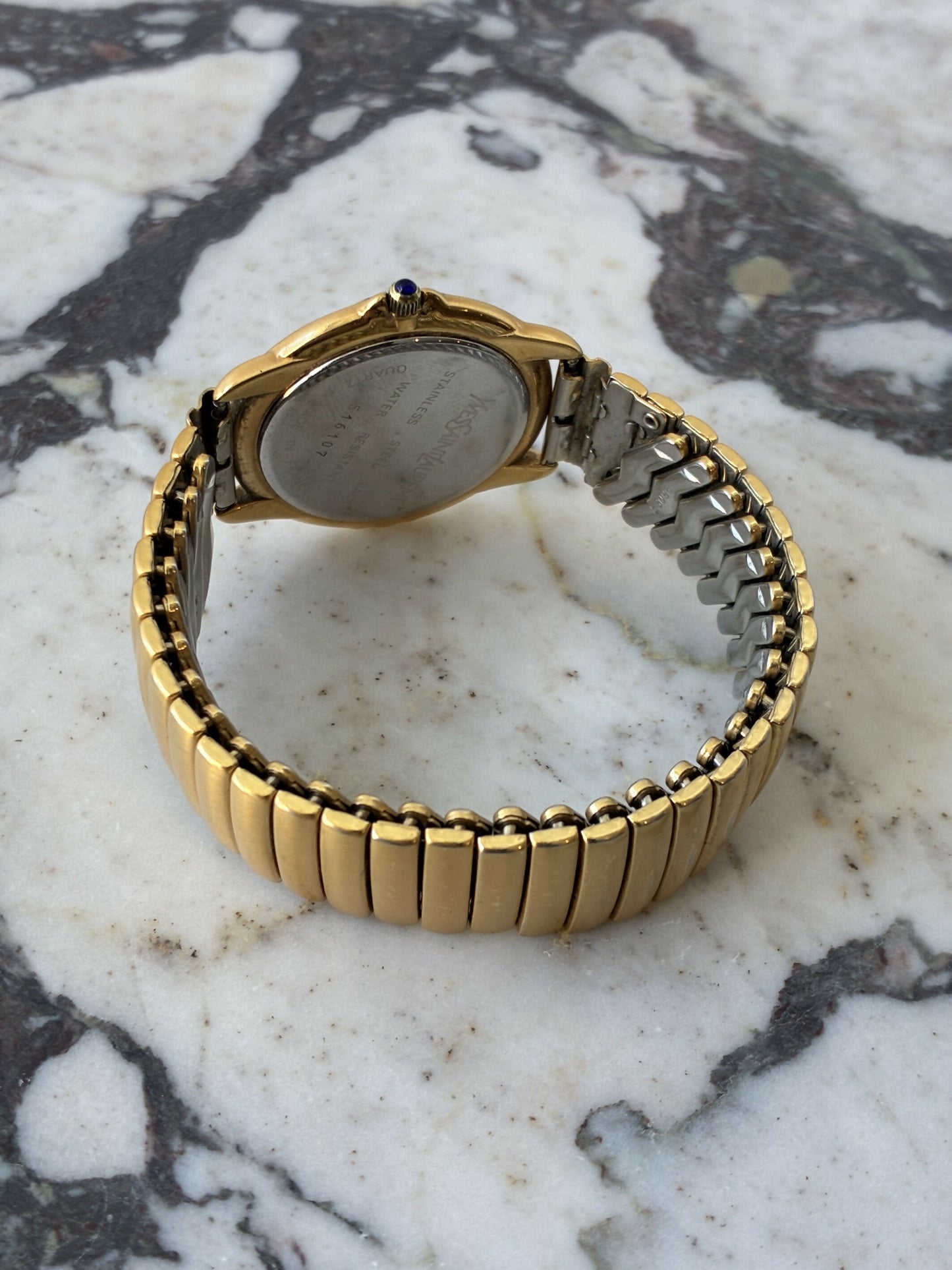 Yves Saint Laurent Bi-Tone Ribbon Link Watch