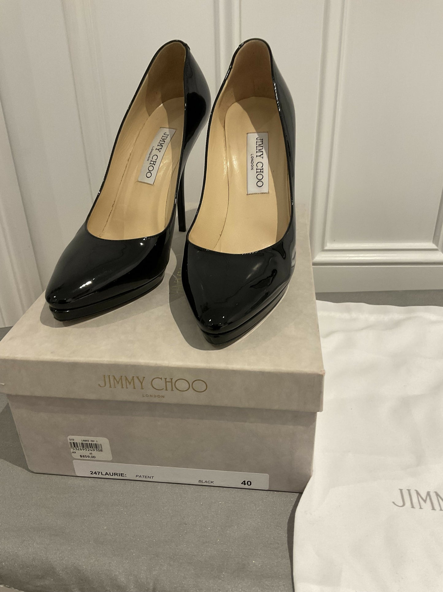 Jimmy Choo black heels