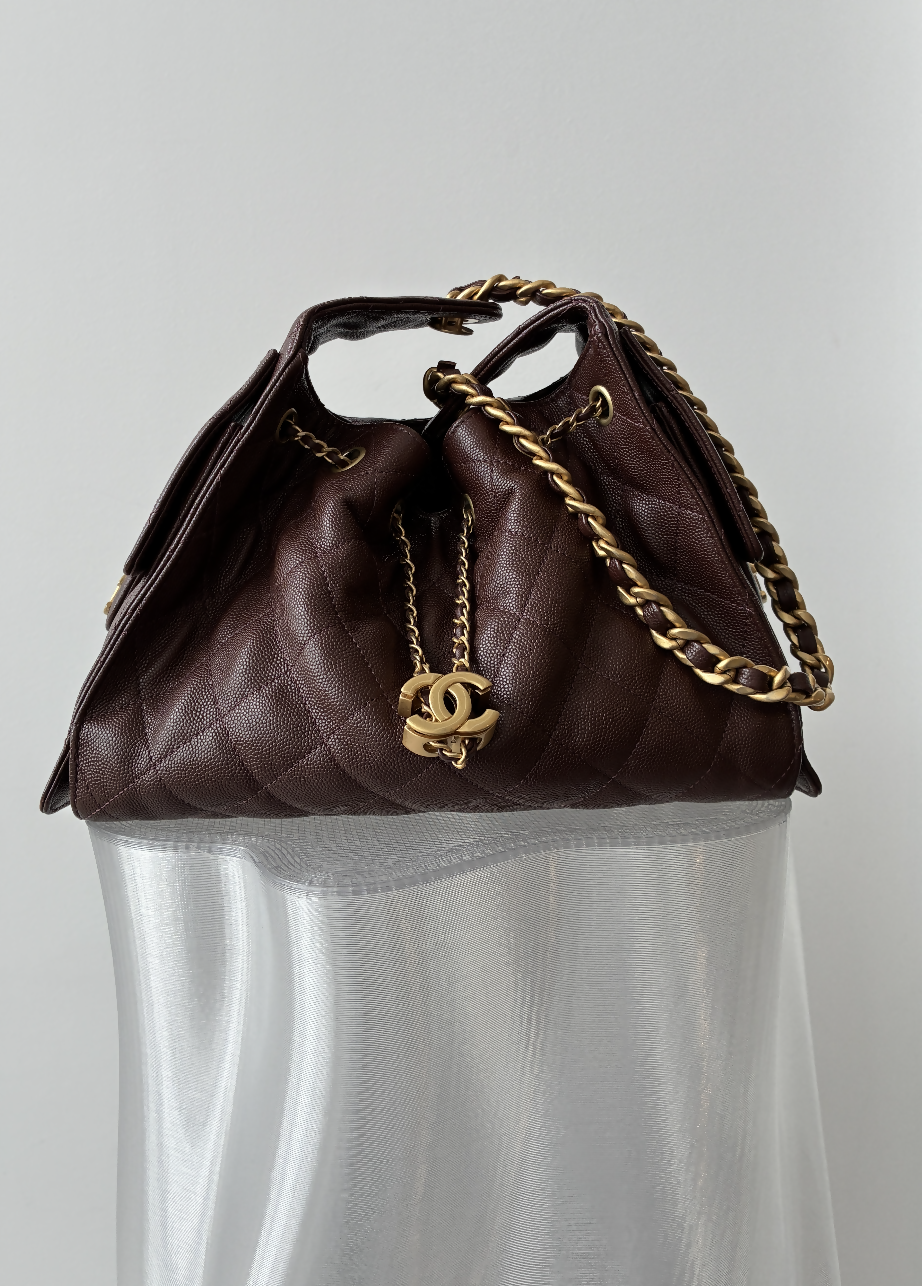 Chanel 25 Bag Rich Brown - FULL SET