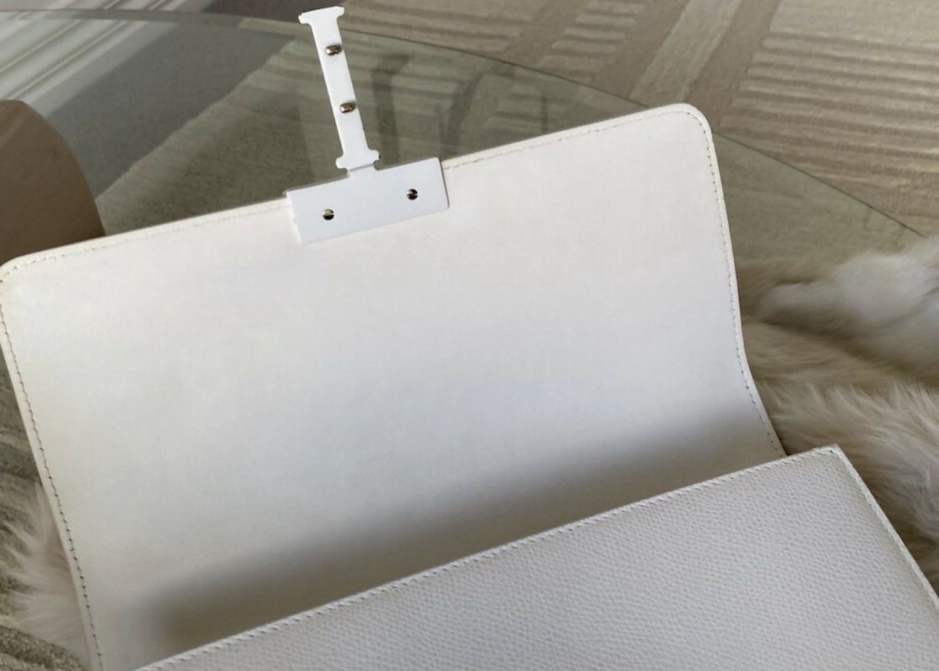 Christian Dior 30 Montaigne Ultra Matte Bag — White | Full Set 