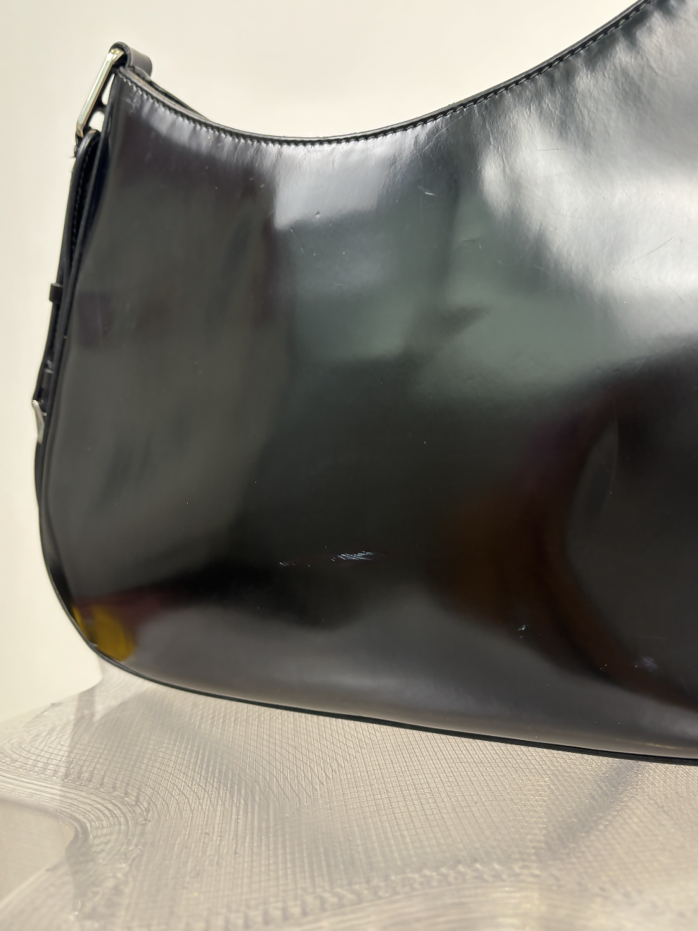 Prada Cleo Bag in Black Leather - FULL SET