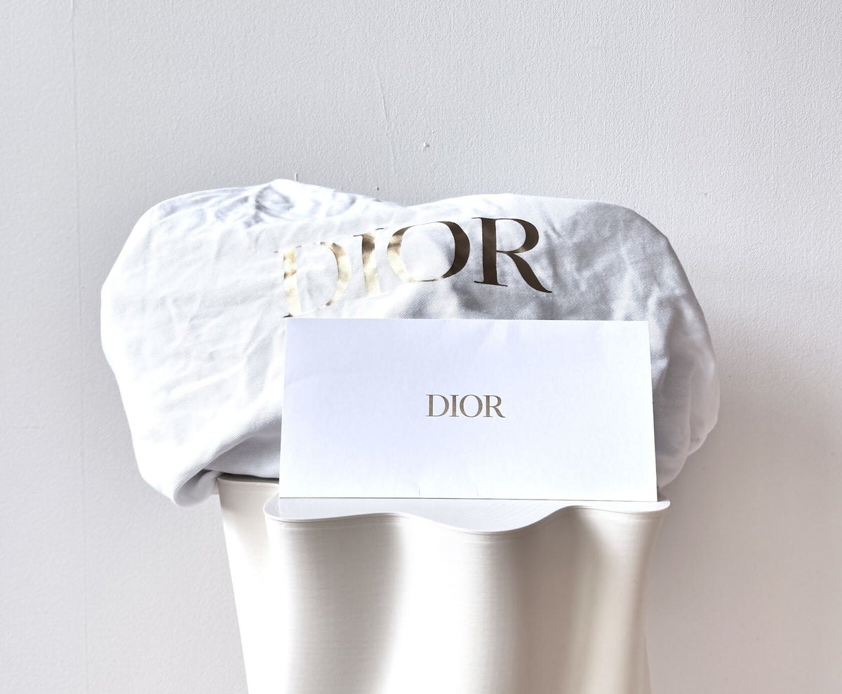 Dior Medium D-Journey Bag Crinkled calfskin Black