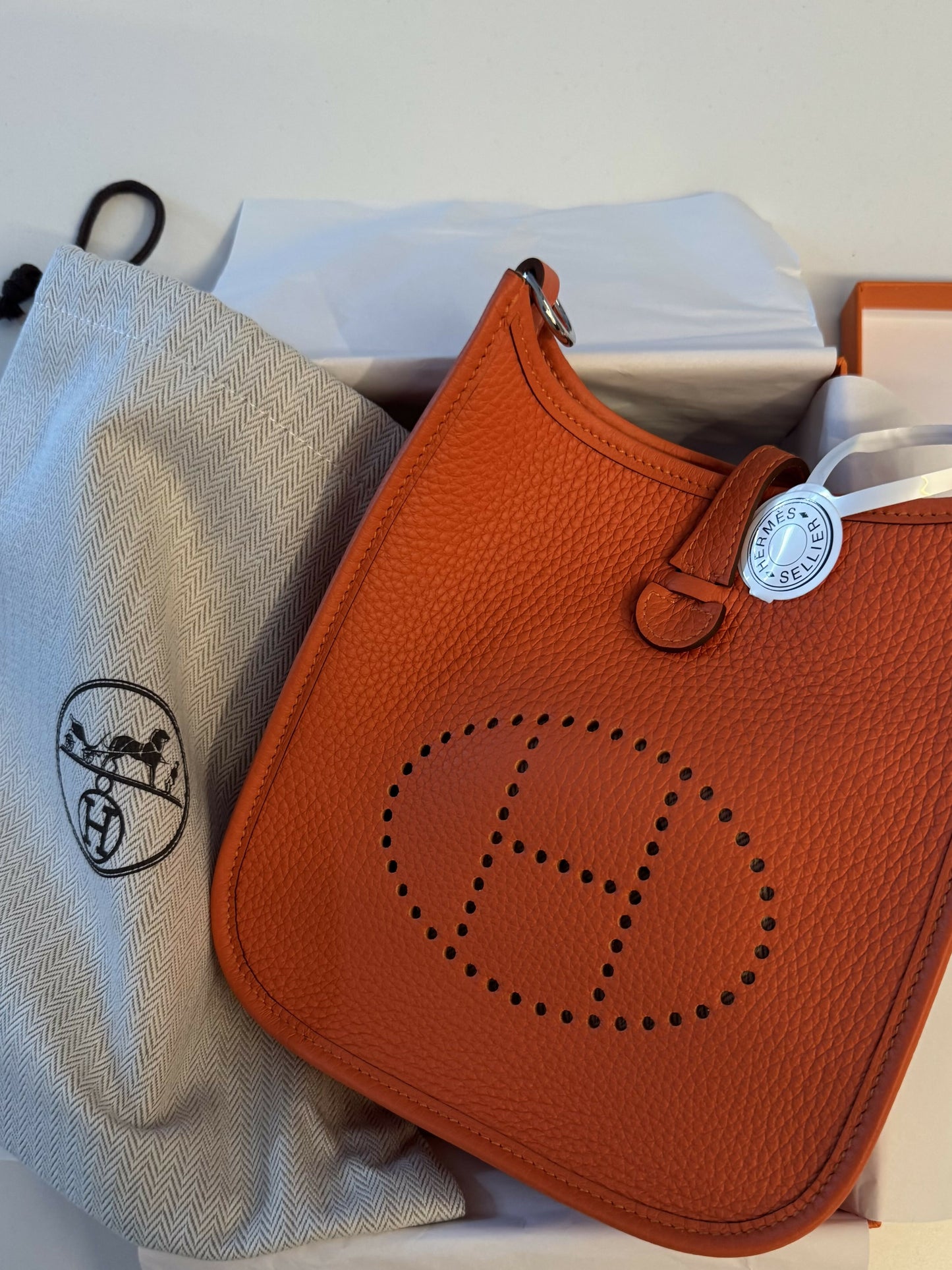 Hermès Evelyne 16 Tangerine