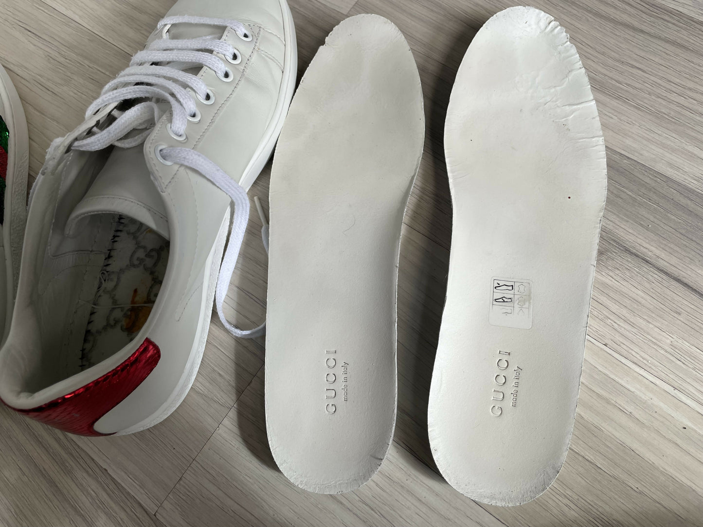 Gucci Ace leather sneakers