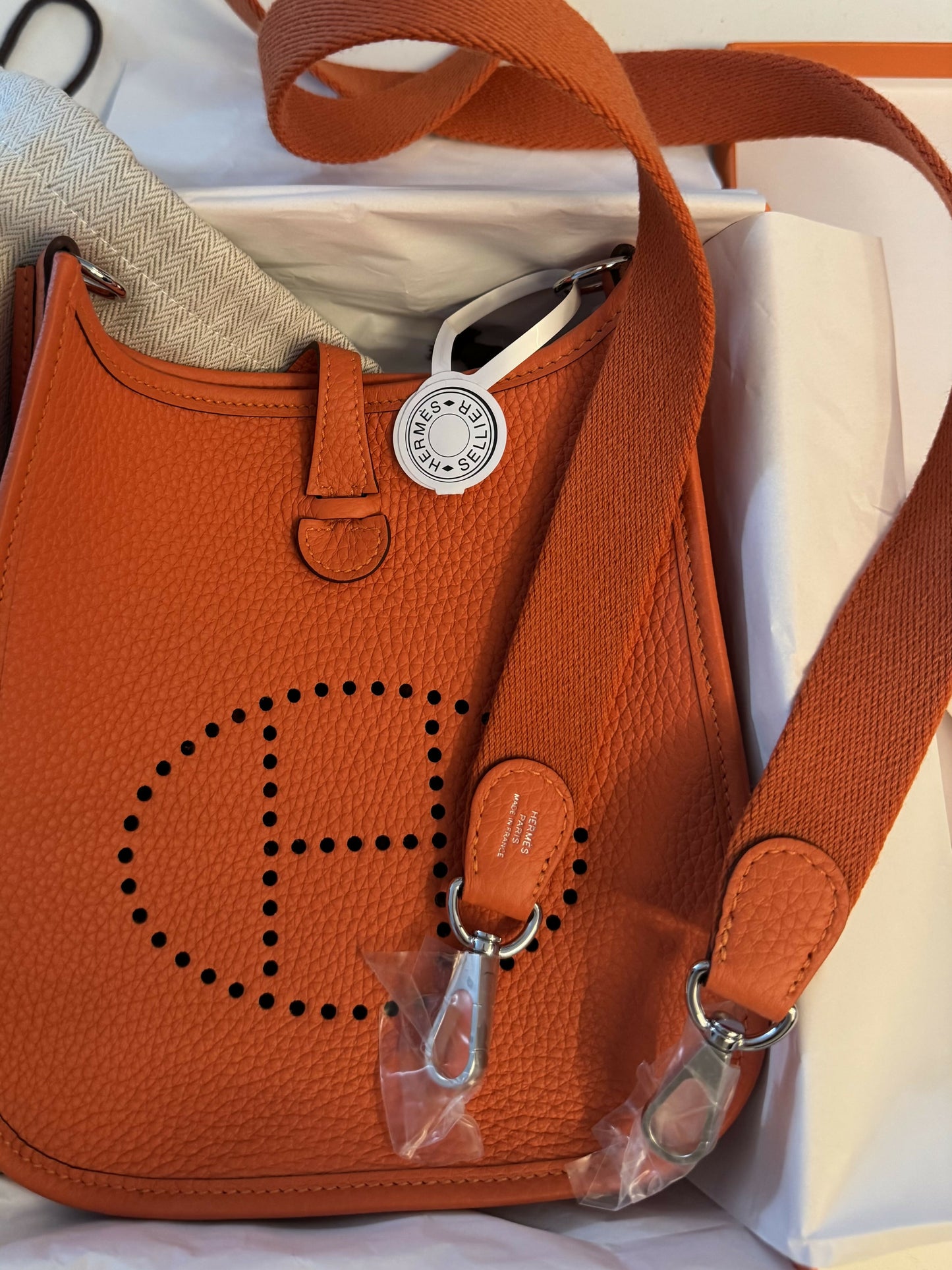 Hermès Evelyne 16 Tangerine