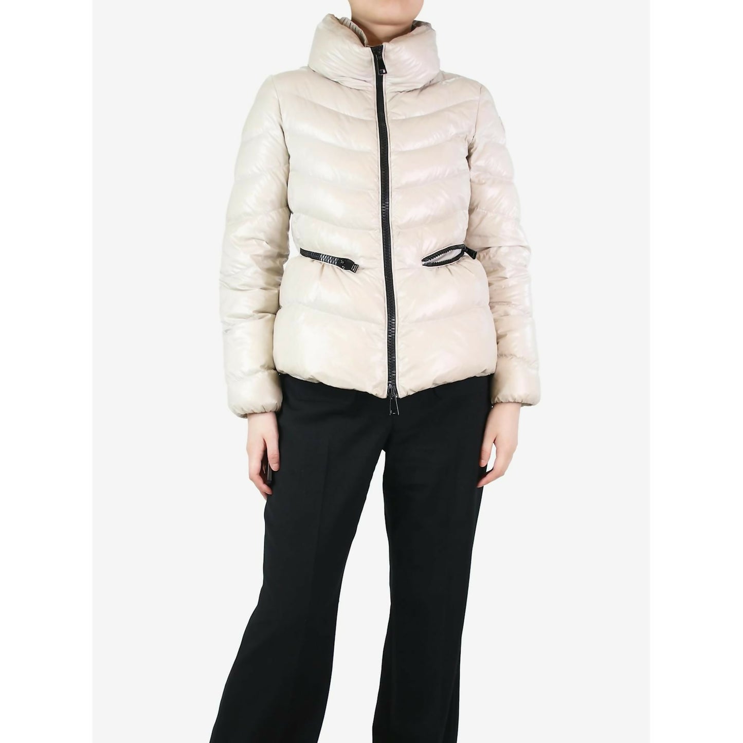 Moncler Cream Down Jacket