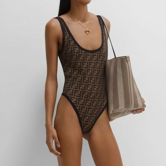 Fendi Zucca One-Piece Swimsuit