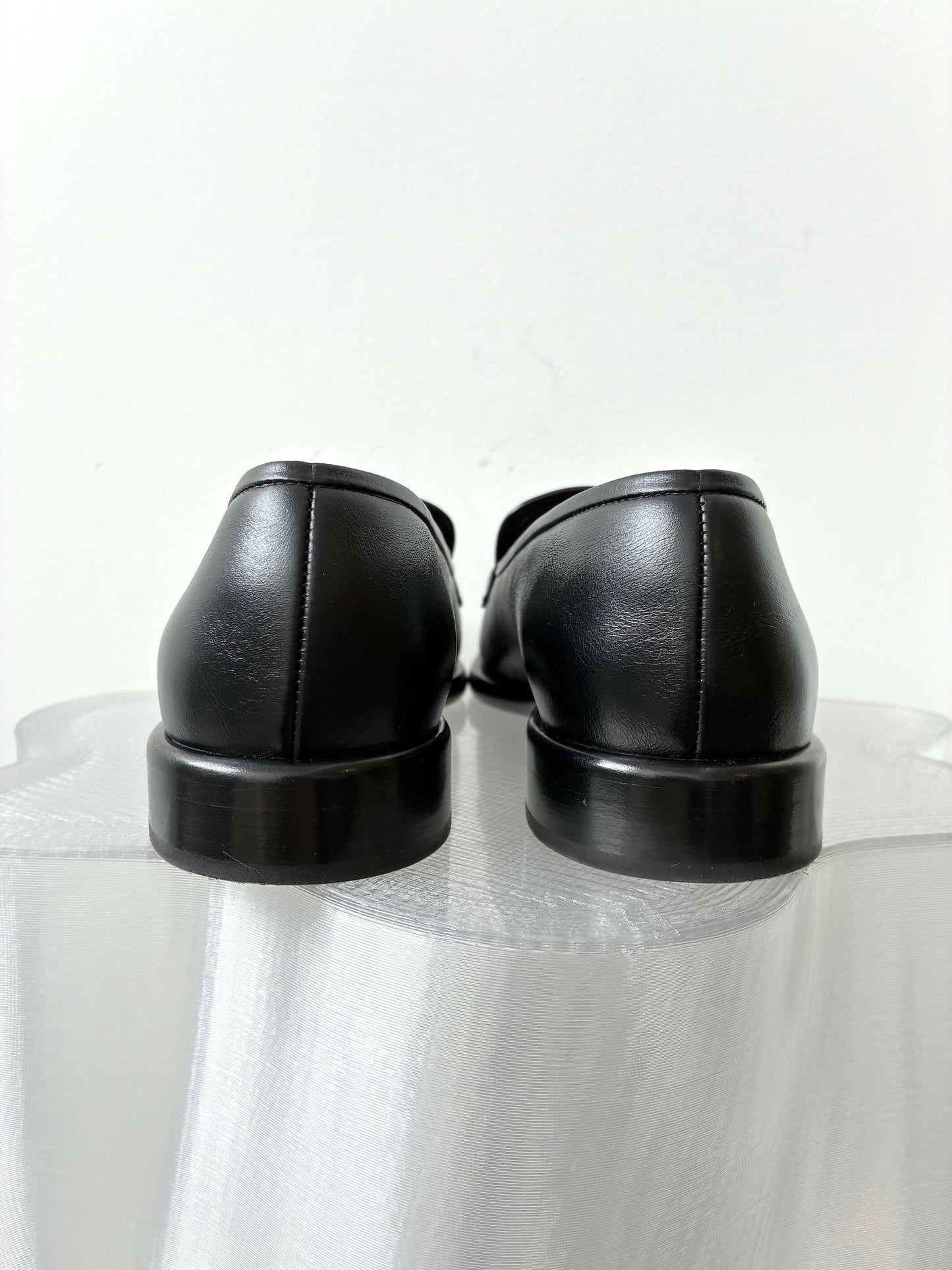 Chanel Shiny Calfskin CC Moccasins