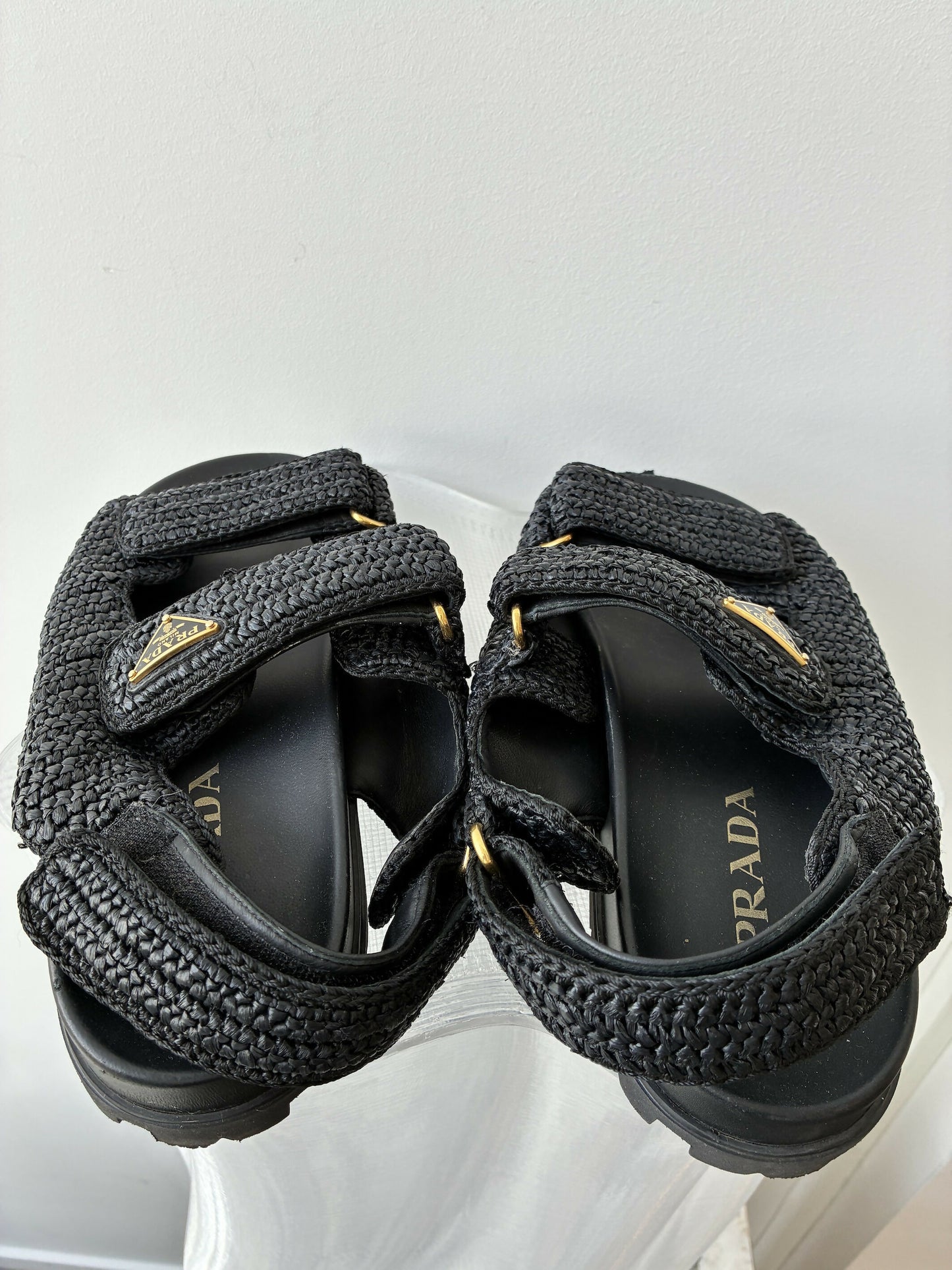 Prada Crochet Sandals