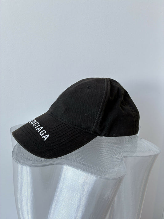 Balenciaga Logo Embroidered Cap