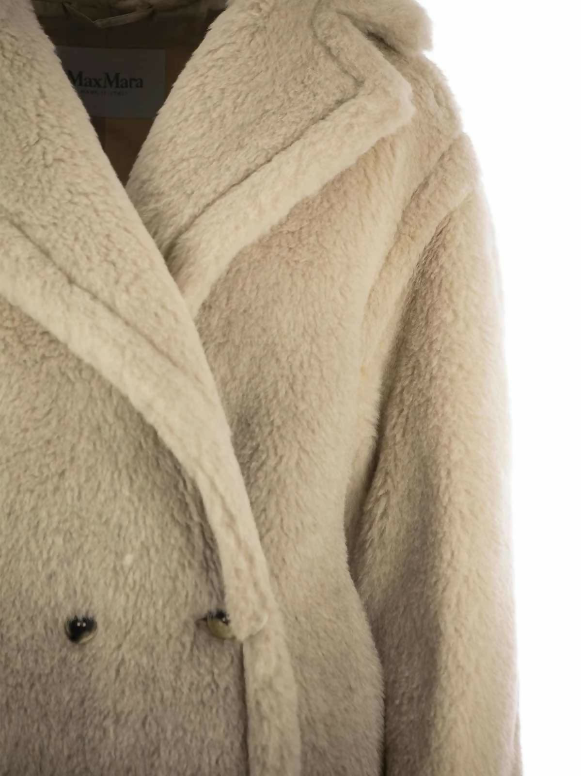 Max Mara Gatto Gradient Double-Breasted Teddy Coat