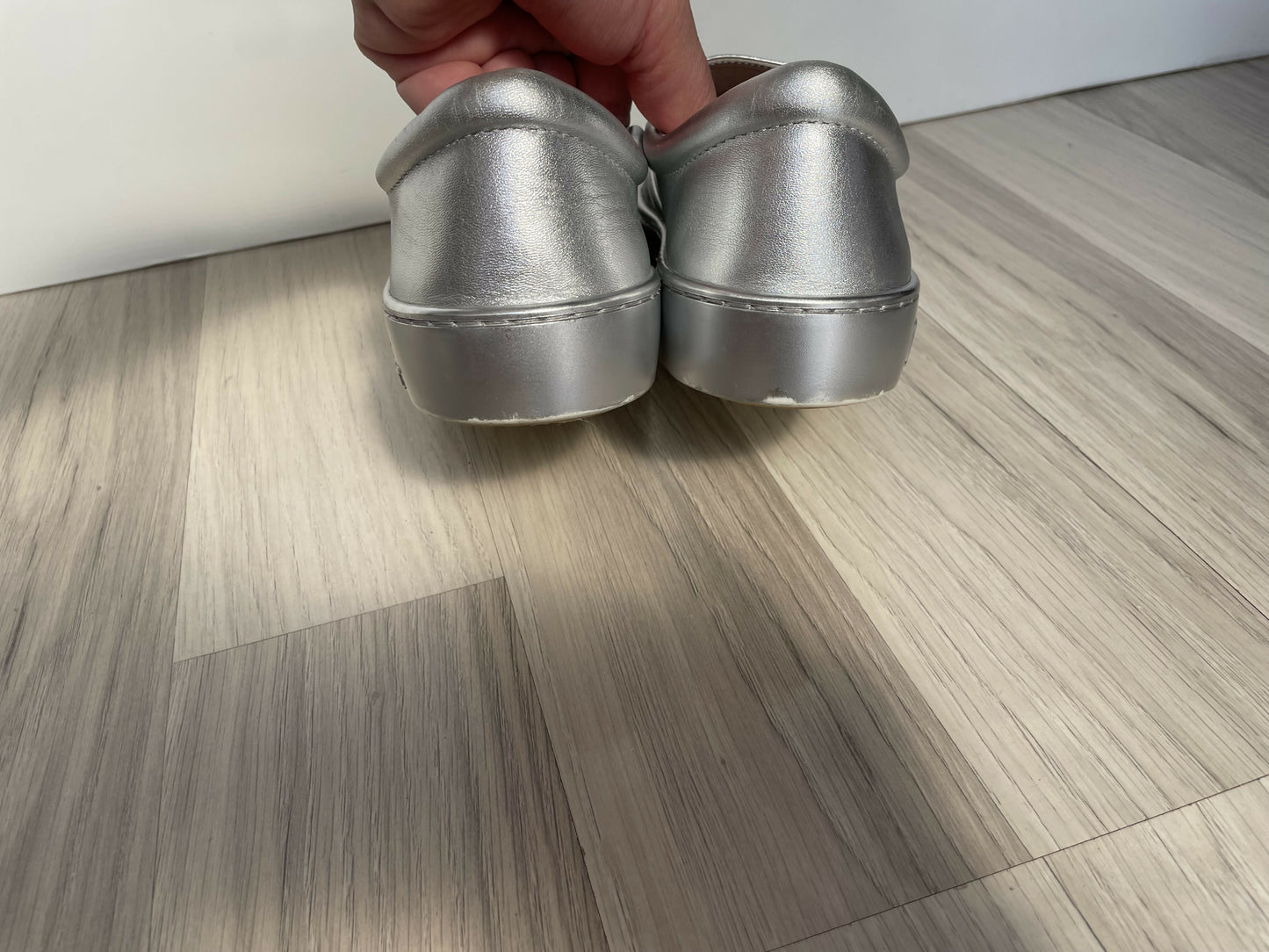 Dior leather slip on sneakers