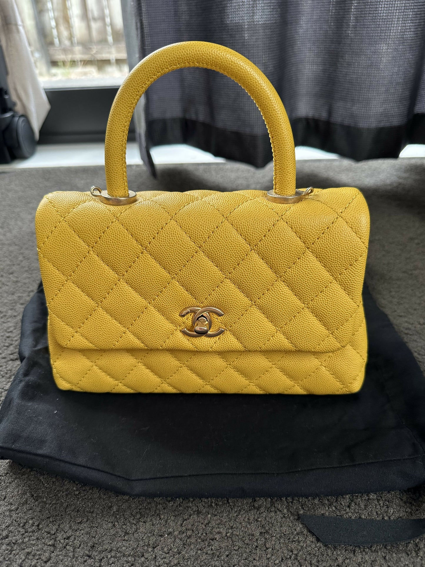 CHANEL Mini Coco Handle - Yellow #25