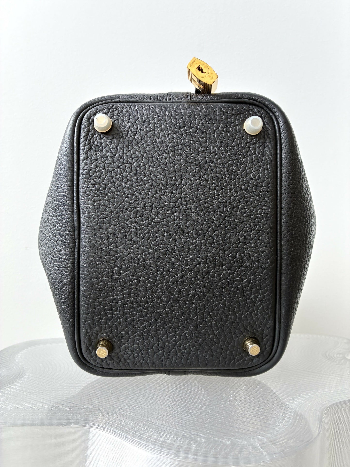 Hermès Picotin Lock 18, Noir Taurillon Clémence - FULL SET