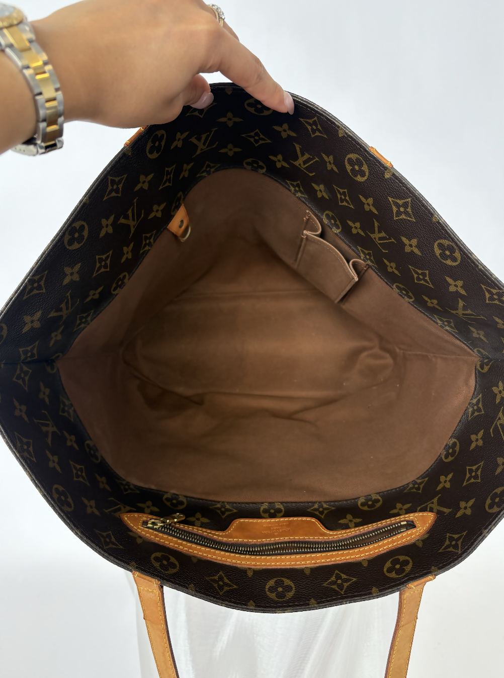 Louis Vuitton Sac Shopping Tote in Monogram Canvas