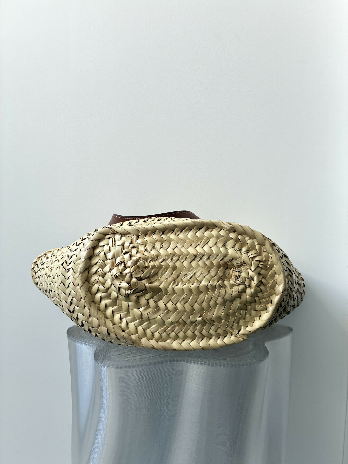 Loewe Medium Leather-Trimmed Basket Tote