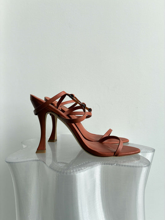 Cult Gaia Camille Heels in Clay