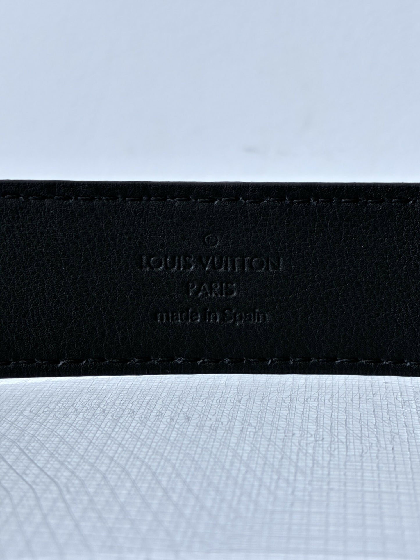 Louis Vuitton Epi Leather Dual-Toned Twist Belt