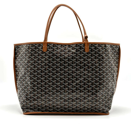 Goyard Anjou GM Tote Bag Goyardine Canvas Brown/Black - New