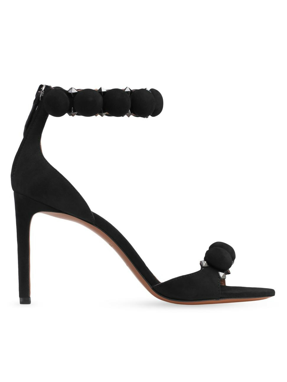 Alaïa La Bombe Suede Heels in Noir - FULL SET
