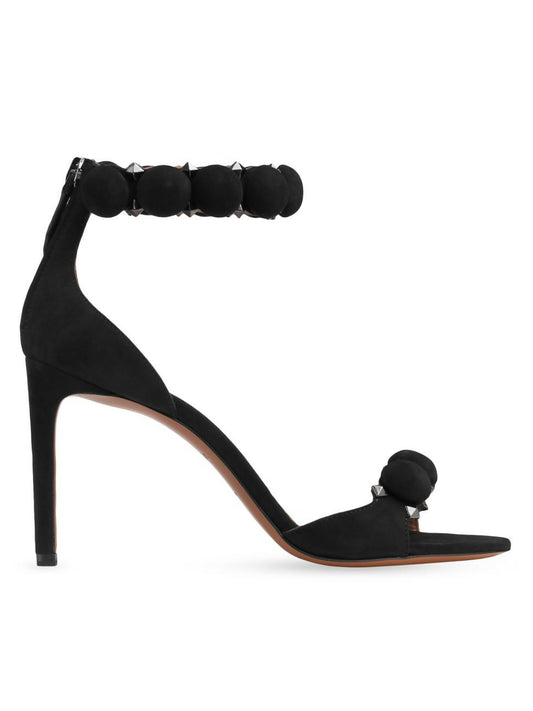 Alaïa La Bombe Suede Heels in Noir - FULL SET