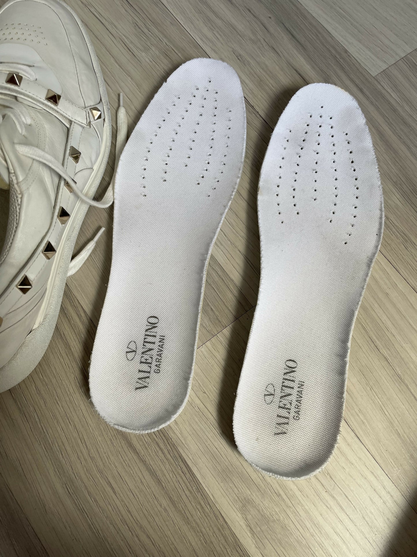 Valentino Garavani leather studs sneakers