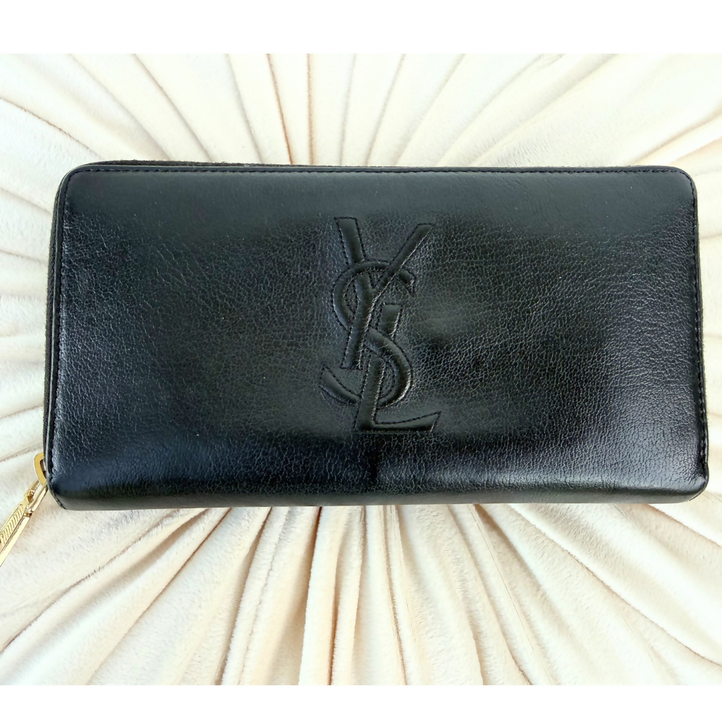 Saint Laurent Monogram Full Zip Wallet