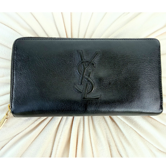 Saint Laurent Monogram Full Zip Wallet