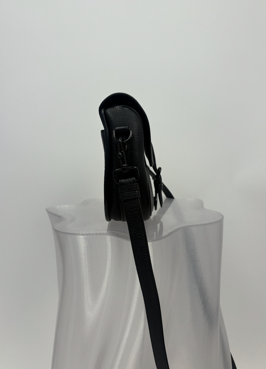 Dior Medium Bobby Bag in Black Grained Calfskin - FULL SET