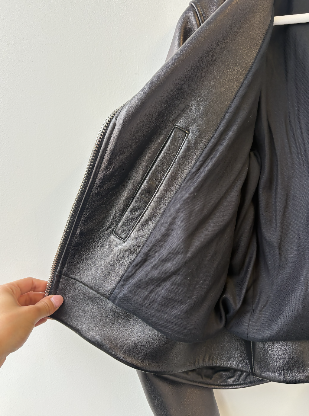 Acne Studios Leather Biker Jacket