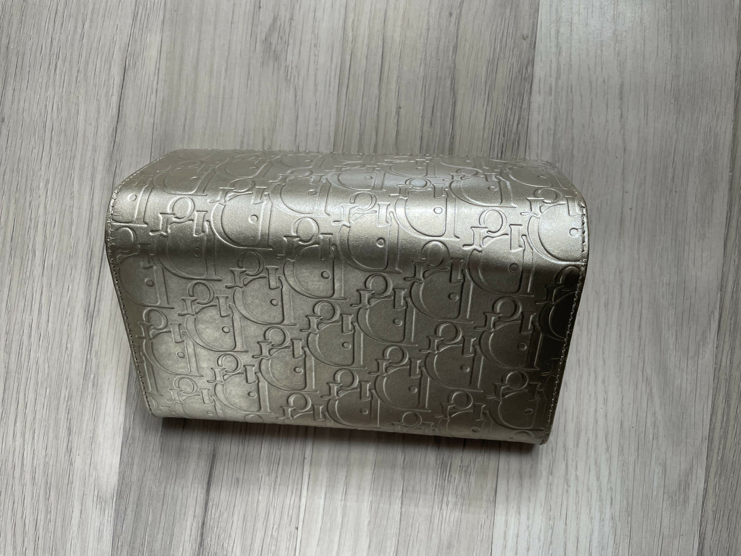 Dior gold wallet
